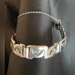 NativeAmerican silversmith, Emma Melendez,Taxco, 1970s, Hallmark EMMA,Gift Box